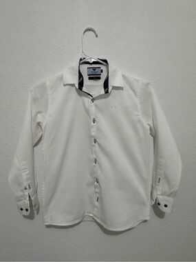 Boys’ White Dress Shirt – Size 8